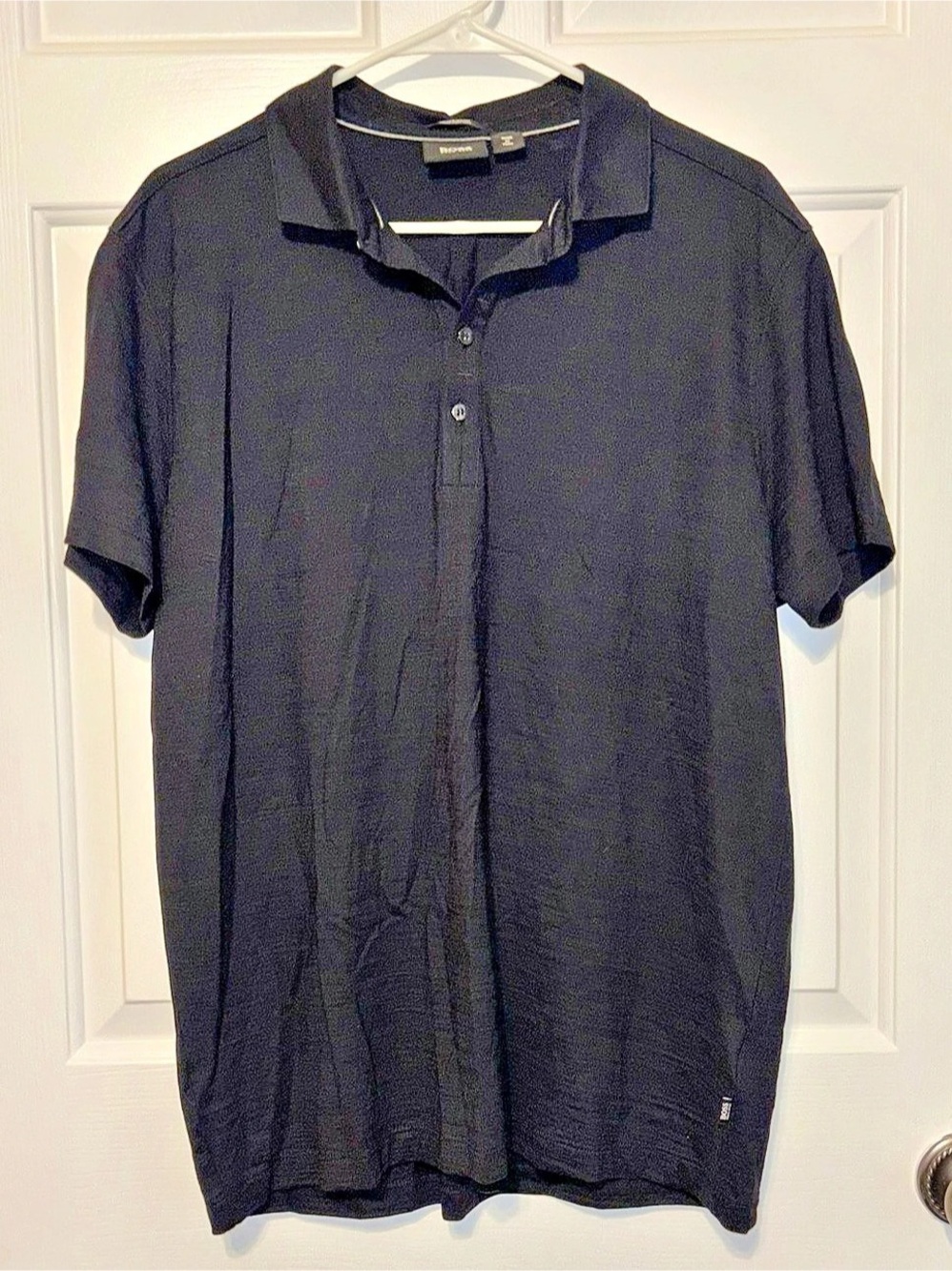 Hugo Boss Men's Black Cotton Polo Like New
